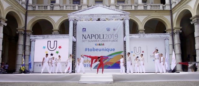 Flame Relay | Universiadi | Blue X